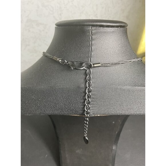 Coldwater Creek Purple Moonglow Multi-Bead Layered Necklace - Picture 6 of 6